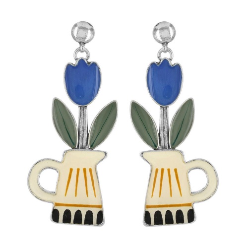 Серьги TARATATA, Pop, с цветной смолой, TT-T23-07936-10M синий
