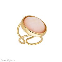 Кольцо Possebon  quartz rose безразмерное