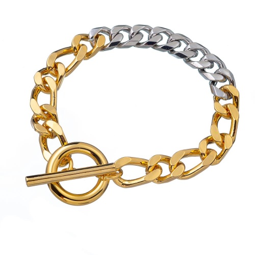 Браслет Moon Paris, Ringo, двухцветный металл, MR-23.02-017 золотистый