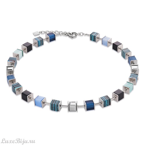 Колье Coeur de Lion Blue 4747/10-0700