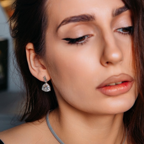 Серьги Fiore Luna Crystal, A2110SW-E04.1 BW/S фото 3