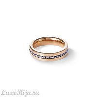 Кольцо Coeur de Lion Anthracite-Rosegold 17.5 мм, 0226/40-1223 55