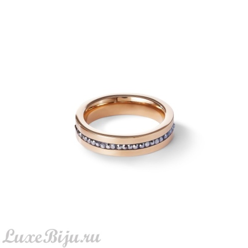 Кольцо Coeur de Lion Anthracite-Rosegold 17.5 мм, 0226/40-1223 55