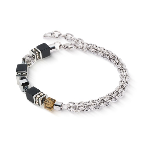 Браслет Coeur de Lion Black-Silver, 3021/30-1317