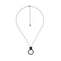 Колье Polina Firenze, пантера с эмалью и кристаллами, PF26.1-PE3759 черный