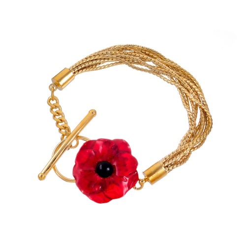 Браслет TARATATA, Carmen, смола, слюдяной порошок, агат, TT-W25-04306-203 красный