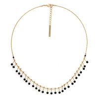 Колье Franck Herval, Lauryne, с агатом, FH25.2-15-64461 черный