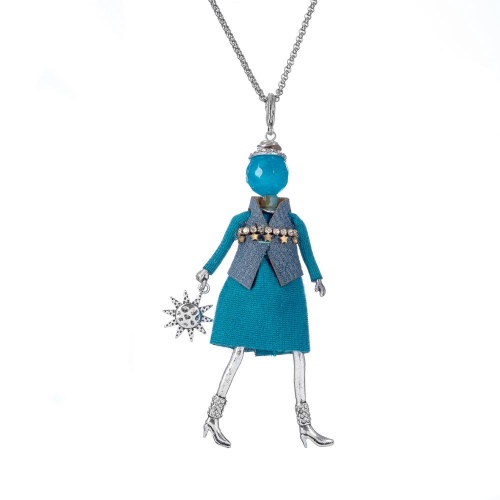 Подвеска Miamelie, кукла Кристел, MiA-2602-CL7653 серебристый