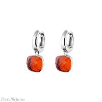 Серьги Qudo Firenze orange glow 300330 BR/S