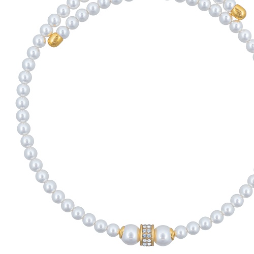 Колье Fiore Luna Cylinder Crystal, B2409PE-N02.2 BW/G фото 3