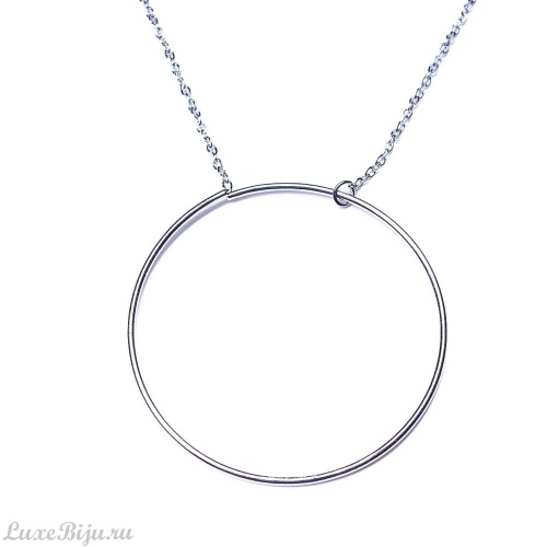 Колье Moon Paris, Ikita, с подвеской в форме кольца, MIK-22.03-004 серебристый фото 2