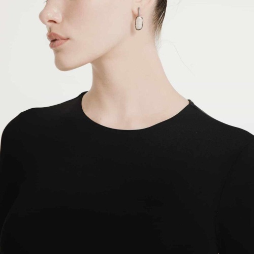 Серьги Katerina Vassou, Cantilever, с жемчугом, KV24.2-401228B серебристый фото 2