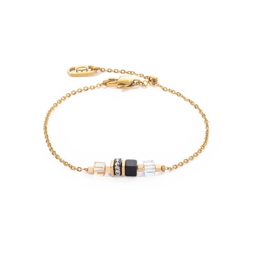 Браслет Coeur de Lion Black-Gold, 5076/30-1316