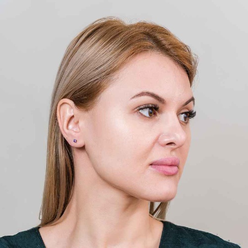 Пусеты Fiore Luna VIOLET, AE03187-6A V/S фото 2