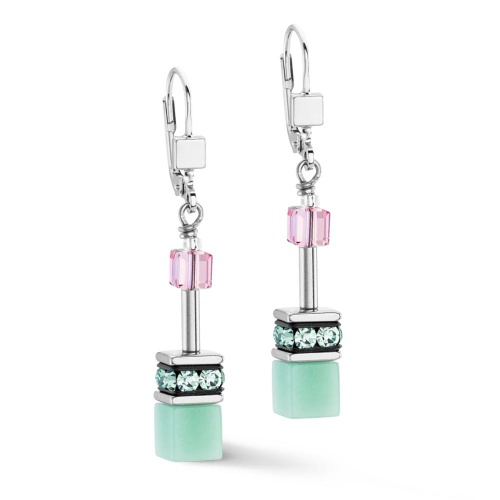 Серьги Coeur de Lion Green-Pink, 4023/20-0504 фото 4