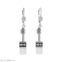 Серьги Coeur de Lion White 4020/20-1400