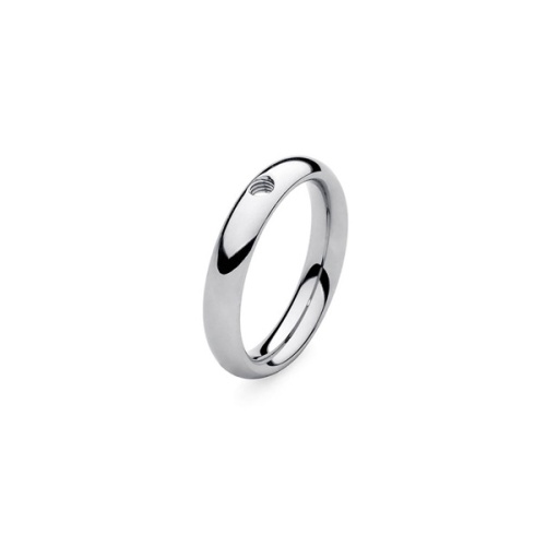 Кольцо - база Qudo Basic small silver 17.2 мм 627042 S фото 2