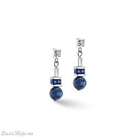 Пусеты Coeur de Lion Blue-Silver, 4351/21-0717