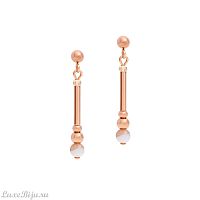 Серьги Coeur de Lion Beige-Grey 5048/21-1012