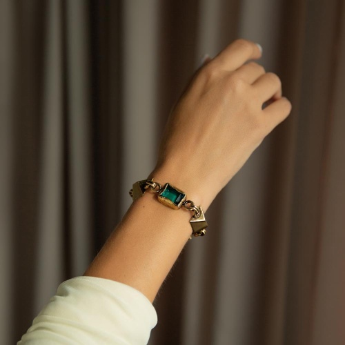 Браслет Thot Gioielli, с рейнстоунами, TG25.1-BRV38 золотистый фото 3