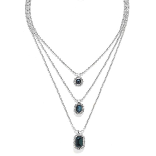 Колье ORI TAO, Azzurra, с кристаллами, OT24.1-15-31702 синий фото 2