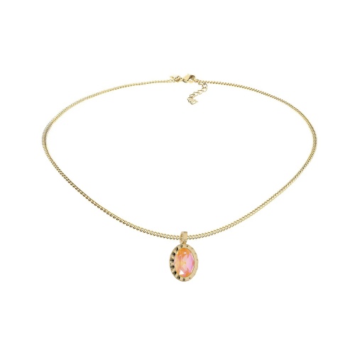 Колье Qudo TIVOLA UNICA big (G/P) Crystal orange ignite 3cm, 420714 фото 6