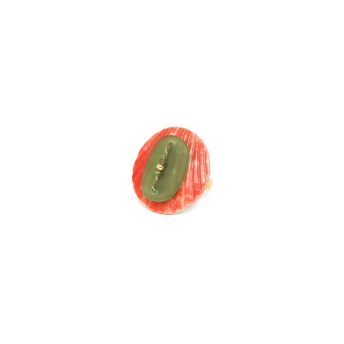 Кольцо Nature Bijoux, Cap Ferret, разъемное, стекло, морской гребешок, NB23.1-19-24640 коралловый фото 2