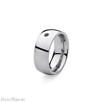 Кольцо - база Qudo Basic big silver 17.2 мм 627002 S