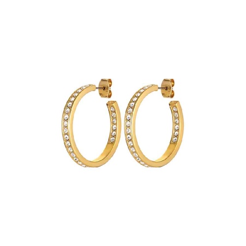 Серьги Dyrberg Kern JUSTINA SG CRYSTAL, 420136 BW/G