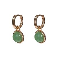 Серьги Fiore Luna GREEN AVENTURINE, LE1114 G/G