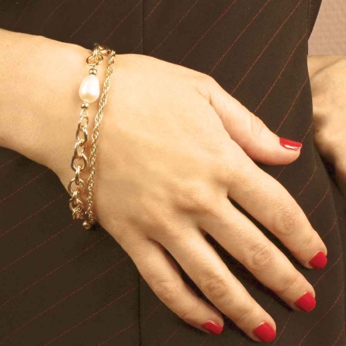 Браслет Fiore Luna Bella Pearle Сarabiner, CL1012/MP G фото 2