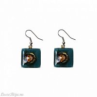 Серьги Cristalida, квадратные Square EBs 20 G