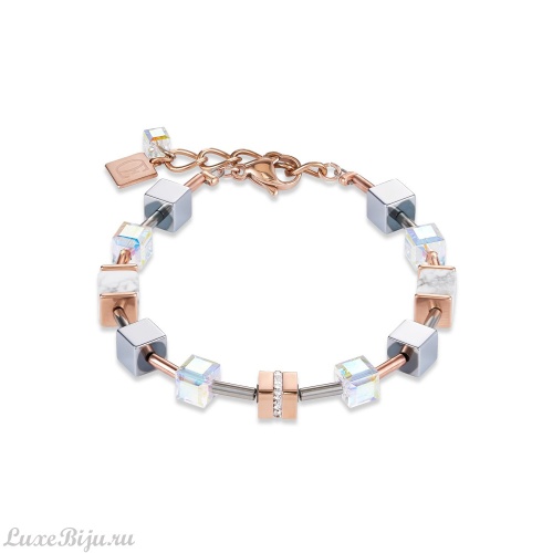 Браслет Coeur de Lion Rosegold-White 4965/30-1632