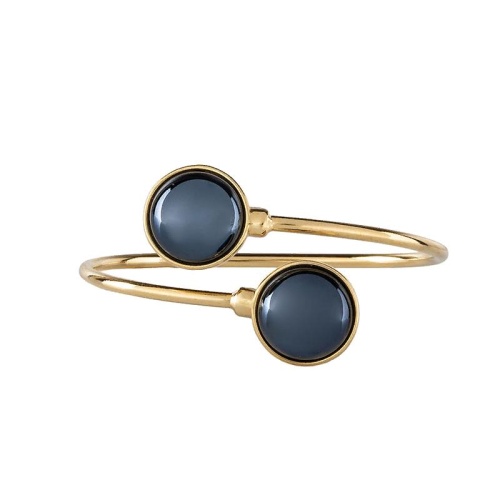 Браслет Possebon pearl black agate C1366.4 BW/G