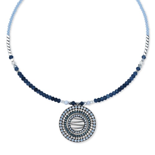 Колье Coeur de Lion Blue-Silver, 2036/10-0717 фото 3