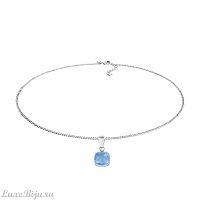 Колье Qudo Firenze light sapphire, 400186.1 BL/S