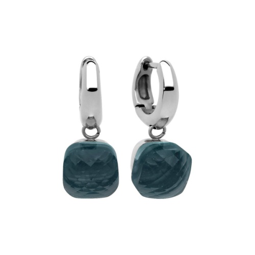 Серьги Qudo Firenze London Blue 300024 BL/S фото 2
