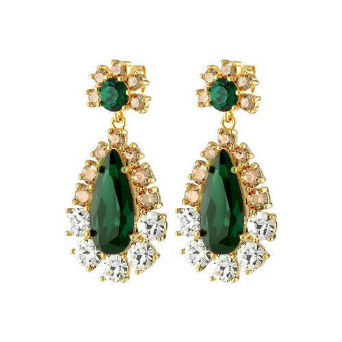 Серьги Dyrberg Kern LUCIA SG GREEN, 390068