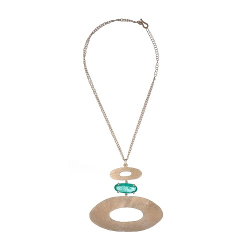 Колье Estrosia, с кристаллом, ES-CLM47-2A бирюзовый