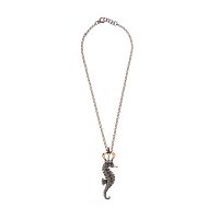 Колье Alcozer&J, жемчуг, гранат, кристаллы Swarovski, AL-C3991C золотистый