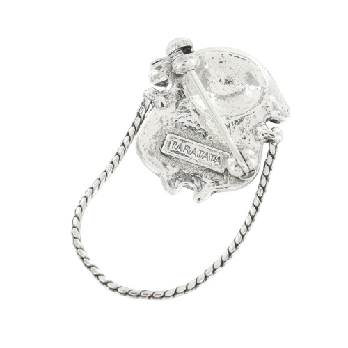 Брошь TARATATA, Hop, с цветной смолой и стразами, TT-T25-05204-101 белый фото 3