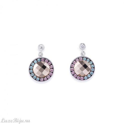 Серьги Coeur de Lion Rose Turquoise 4954/21-1906