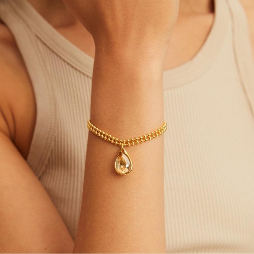 Браслет VIDDA, Drop, с кристаллом Swarovski, VD23.2-01743 янтарный фото 5