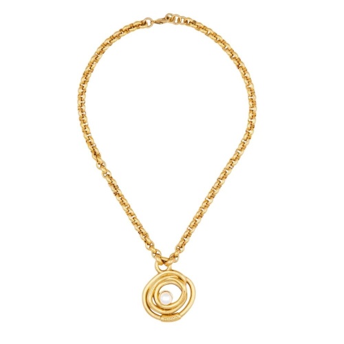 Колье Tucco, Aura, с жемчугом, TC-TMC136 золотистый