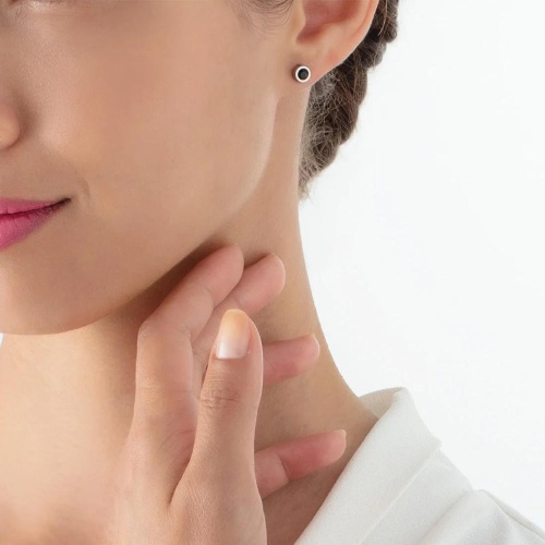 Пусеты Coeur de Lion Black-Silver, 0227/21-1317 фото 2