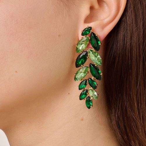 Серьги Dyrberg Kern BANYAN SG EMERALD GREEN, 470037 фото 6