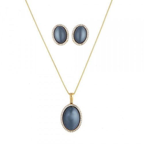 Комплект Possebon pearl black agate S3527.4 BW/G фото 2
