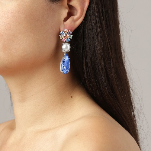 Серьги Dyrberg Kern MISIA SS LIGHT BLUE_PASTEL, 460514 фото 4