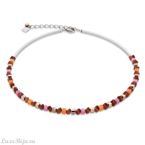 Колье Coeur de Lion Orange-Rose 4911/10-0219