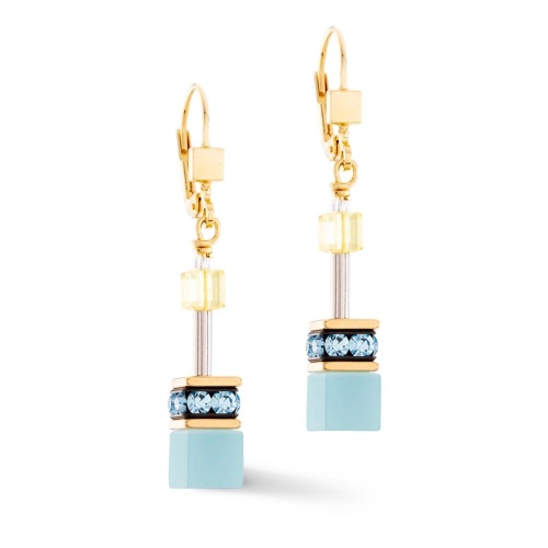 Серьги Coeur de Lion Turquoise-Yellow, 2838/20-0601 фото 3